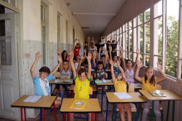 School Children in Mashnaari village (Kakheti region)